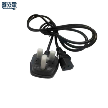 英規分離式電源線 3PIN公插+品字頭母插