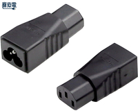 電源轉接頭 IEC 60320 C13 轉 IEC 60320 C6