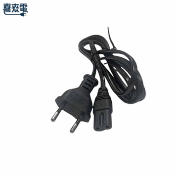 歐規電源線 8字型 2孔母插中繼線