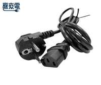 歐規電源線 直角插頭 品字頭